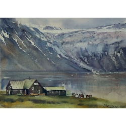 Iceland glaciers. Sold 