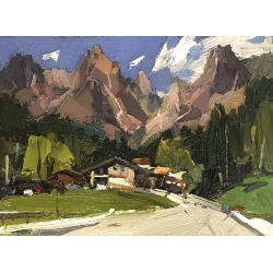 The road to Dolomite Alps by Yuri Gliudza