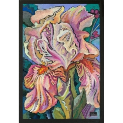 Pink Iris I by Irina Gliudza