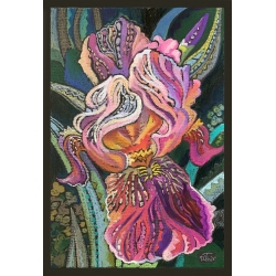 PINK IRIS II by Irina Gliudza