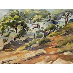 ''Mount carmel. Hot day''Landscape.38x28jpg.jpg